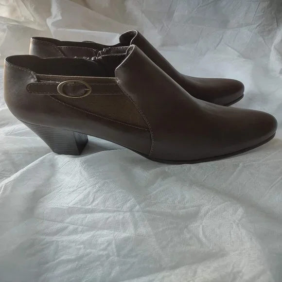 Croft & Barrow® Ines Women's Ankle Boots Brown NEW - Picture 9 of 11